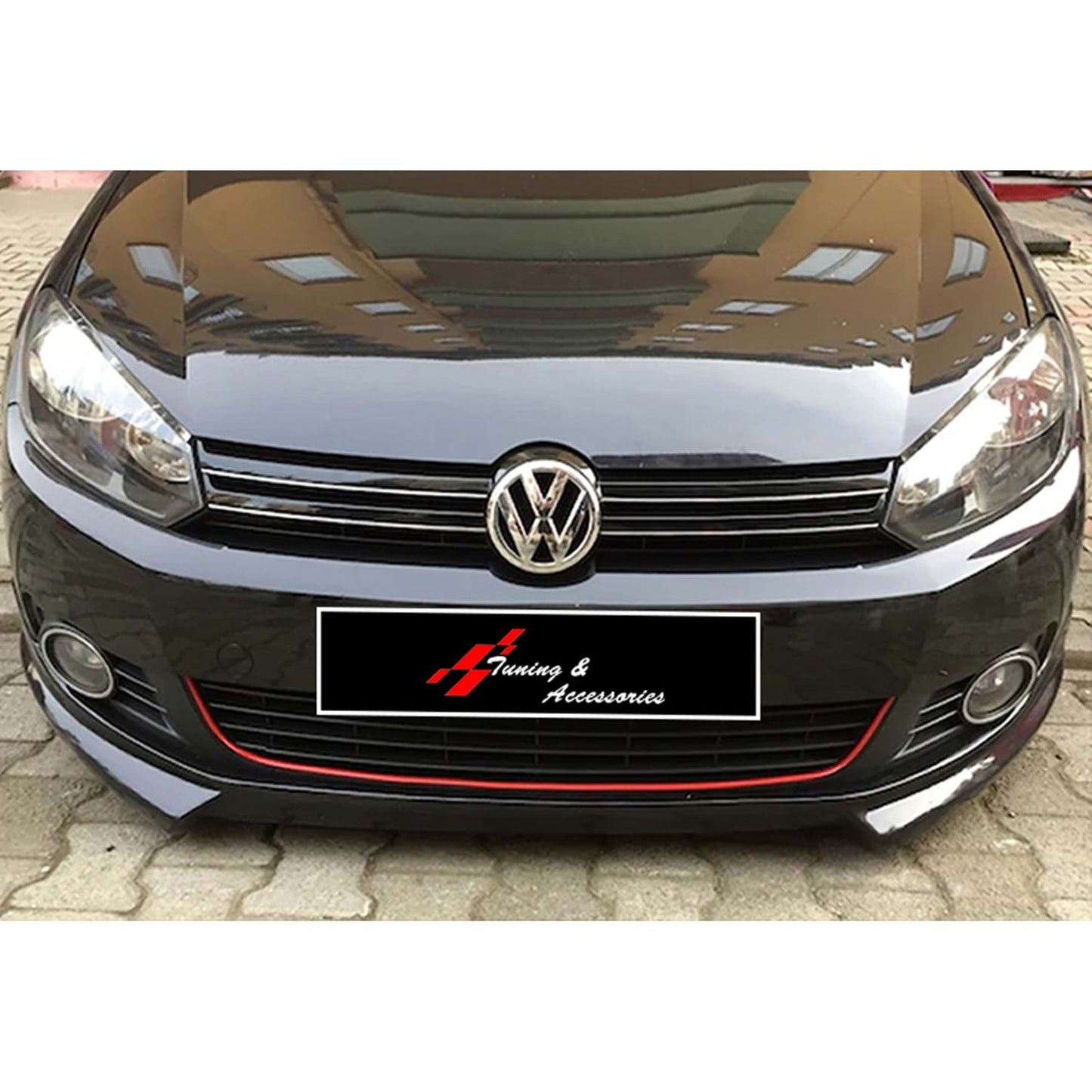 SPOILER FAȚĂ PENTRU GOLF 6 LAC NEGRU PIAN