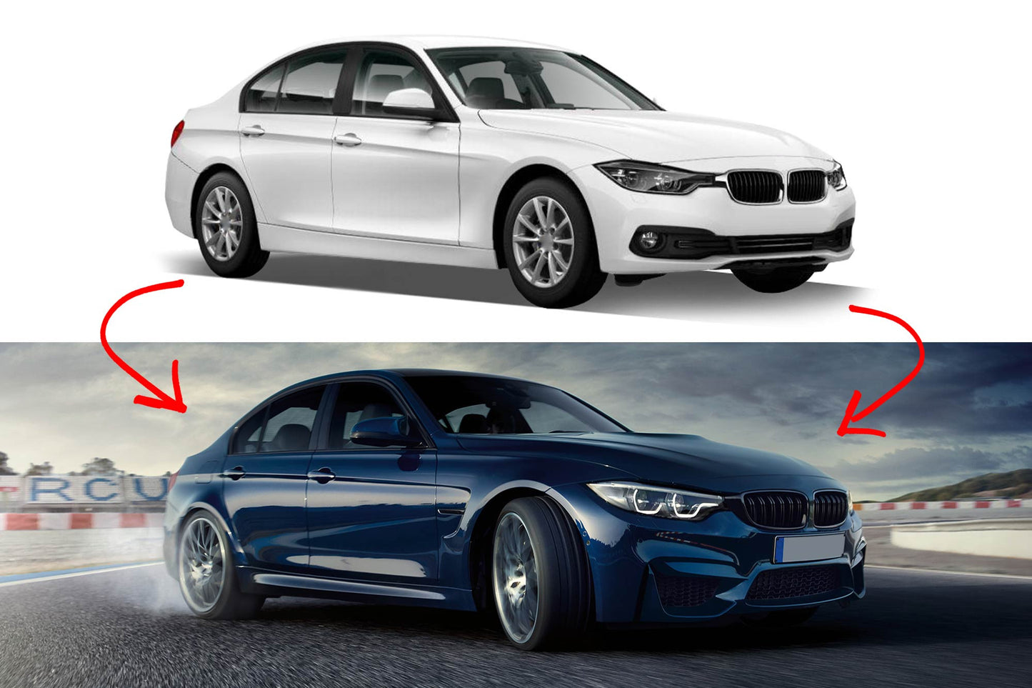 M3 package for BMW 3 series F30 sedan 2011-2019