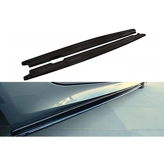 ДОБАВКИ ЗА ПРАГОВЕ MAX СТИЛ ЗА BMW E60 ЧЕРЕН ПИАНО ЛАК