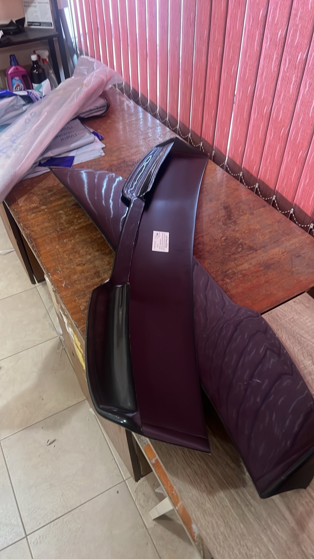 СПОЙЛЕР ЗА AUDI A3 8P 2003-2008 с 4 врати RS3 Style