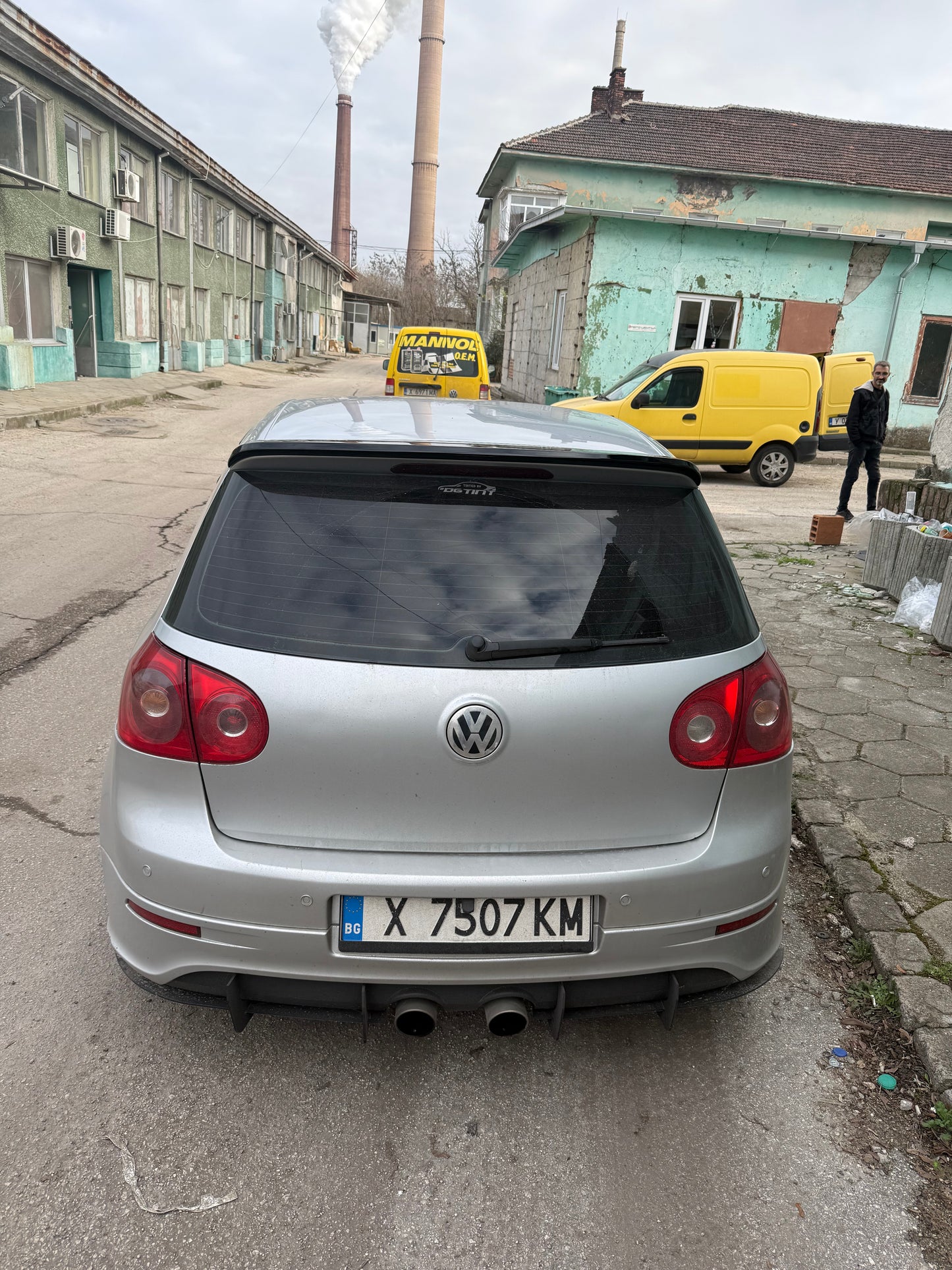 Спойлер за задно стъкло за Volkswagen Golf 5 черен пиано лак