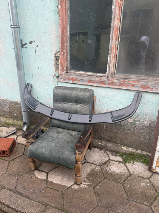 ПРЕДЕН СПОЙЛЕР MAX СТИЛ ЗА М-ТЕХНИК ЗА BMW E60 БРОНЯ БЕЗ ПЕРКИ ЧЕРЕН ПИАНО ЛАК