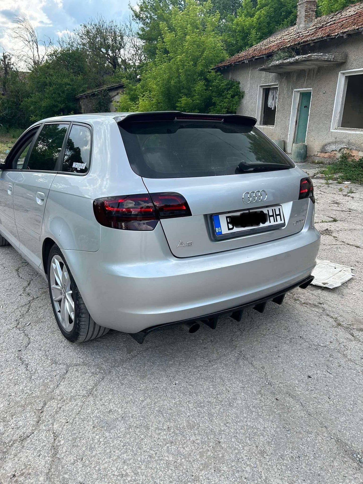 СПОЙЛЕР ЗА AUDI A3 8P 2003-2008 с 4 врати RS3 Style