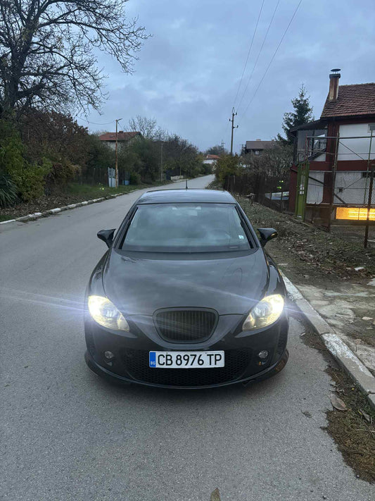 Капаци за огледала БАТМАН дизайн за SEAT LEON 2005-2008 - черен пиано лак