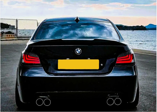 Заден PSM стил спойлер за BMW E60 черен пиано лак
