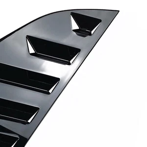 Тунинг добавки за задни странични стъкла – VW Polo (2009–2017), черен гланц